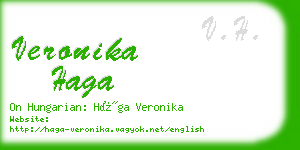 veronika haga business card